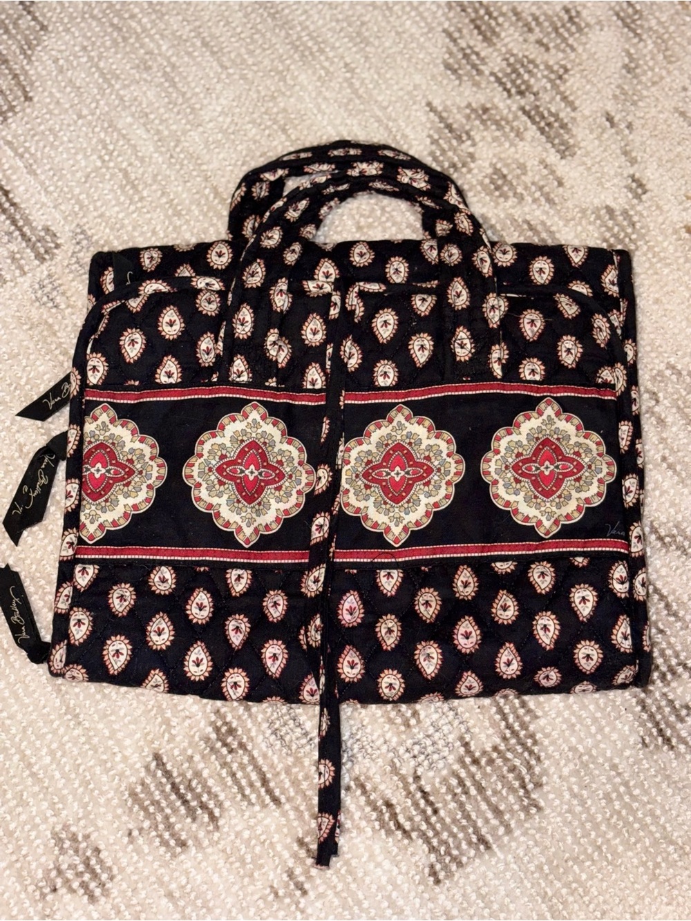 Vera Bradley Hanging Makeup Bag Foldable Travel